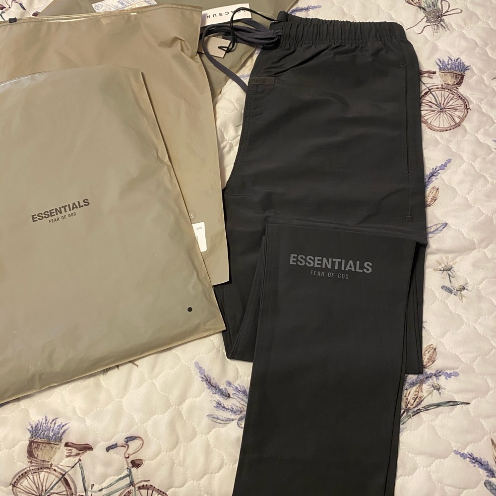 Essentials Fear Of God Track Pants Black SS21